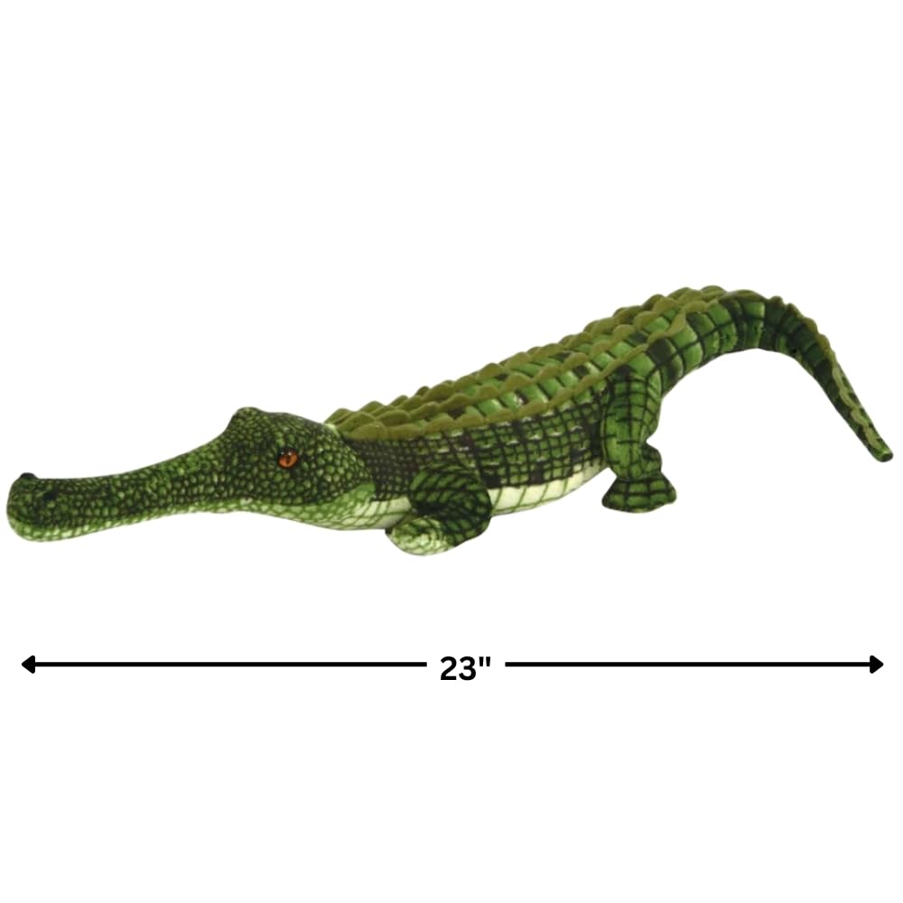 ワニちゃん Amazon.co.jp: Adventure Planet Plush – ガビアル ワニ (23インチ
