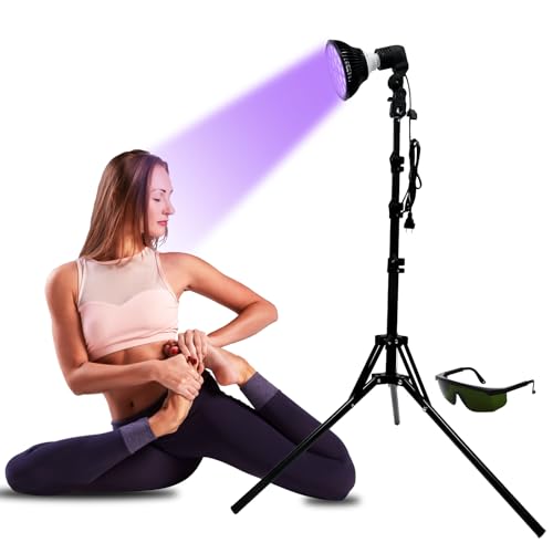 Bräunungslicht Solarium Portable Tanning Lamp für Home Gesichtsbräunung Tageslicht für Gesicht und Körper für zu Hause with Adjustable Stand and Hanging Hooks (F) Bräunungslicht Solarium Portable Tanning Lamp für Home Gesichtsbräunung Tageslicht für Gesicht und Körper für zu Hause with Adjustable Stand and Hanging Hooks (F)
