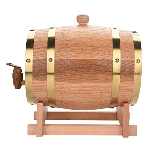 XWDQ Barril de madera de roble vintage de 10 L/15 L/20 L/30...