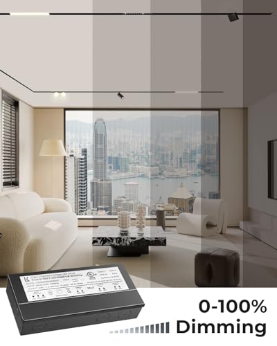 Image of SCON 24V DC 200W LED Power Driver for Track Lighting System, TRIAC /ELV /0-10V Dimmable Supply Transformer Converter Adaptor for LED Lights