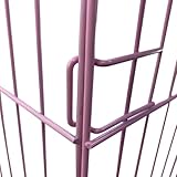 HugglePets Pink Dog Puppy Cage Foldable Small 61cm Dual Door with Locks, Car Home and Travel Crate - Image 6
