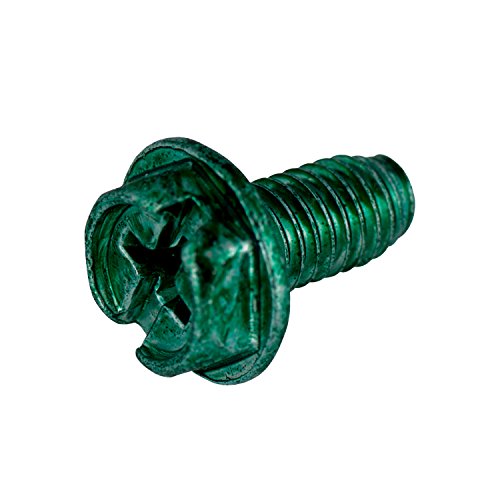 Gardner Bender GGS-1032HC Hex-Head Ground Screw, 10-32 x 3/8 inch, 100 Pk, Green - Thumbnail 2