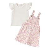 Occasione: il abbigliamento casual 2pezzi per bambina è adatto per il tempo libero quotidiano, per la casa, abbigliamento casual, feste, shopping, servizi fotografici, spiaggia, chiesa, vacanze, viaggi, regali di compleanno, baby shower, primavera, estate, autunno, ecc