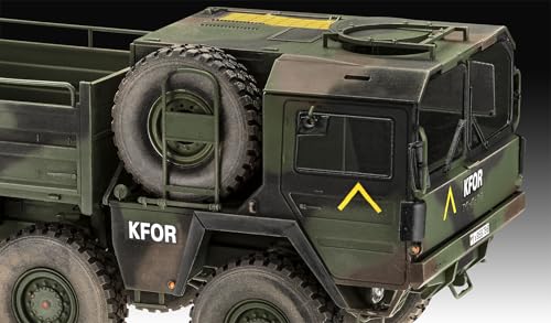 Revell 03367 Man 10t Milgl 8x8 Truck Maßstab 1:35 – ungebautes/unlackiertes Plastikmodellbausatz