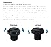 AUTOVIC 2pcs Universal Motorcycle M10x1.25 Mirror Hole Plugs for Yamaha FZ-07 MT-07 FZ-09 MT-09FZ Honda CRF250 CB500F XL700V NC750X CRF1000L BMW G310 Kawasaki Suzuki