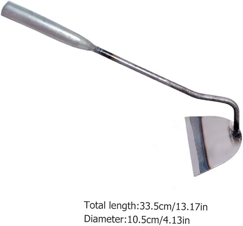 Miniatura 5 de GANAZONO 2 piezas de hierro con mango de pico, azada de suelo, azada forjada, herramienta de mano de deshierbe manual, hoz japonesa, herramientas