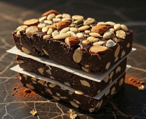 VegOChef Vegan Cocoa Sugar-free Protein Bar with Almonds, Pea Proteins and Sunflower, 50g - Pack of 6