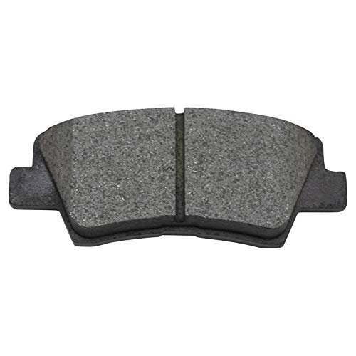 Image of TRQ Rear Brake Pad and Rotor Set Ceramic Parking Shoes Compatible with 2007-2009 Kia Amanti
