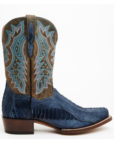 Dan Post Men's 11" Exotic Ostrich Leg Western Boot Square Toe - Dp805372