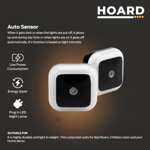 Image of HOARD Sense Light 0.5W Sensor Smart LED Night Lamp (Warm White)
