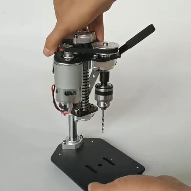 100W DC 12-24V 220V Small Bench Drill Desktop Portable Stand Desktop Pision