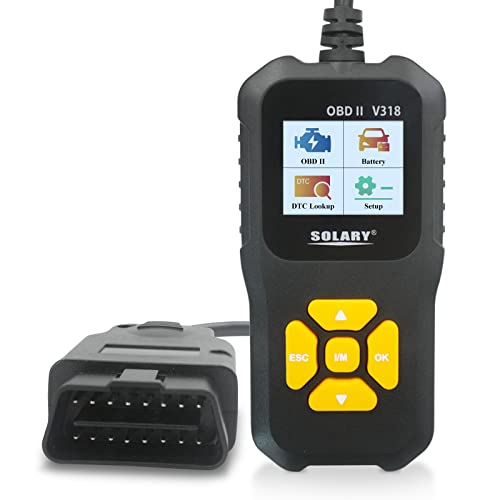 Solary Car OBD2 Scanner Code Reader, V318 OBD2 Scanner Check ...