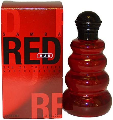 Samba Red By Perfumers Workshop For Men. Eau De Toilette Spray 3.4 Ounces