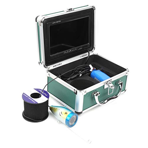 Kältebeständige 1200TVL Unterwasserkamera 24 Lichter 7 Zoll für Unterwasserüberwachungssystem(European regulations)