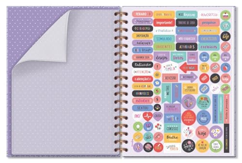 Caderno Colegial 1 matéria - Sempre-Viva - Fina Ideia