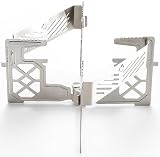 キャンピングムーン(CAMPING MOON) アルコールバーナー マルチクロス五徳 ステンレス 十字五徳 アルコールバーナー 用 コンパクト ミニ風防 AS-ST+GT-3-DFP