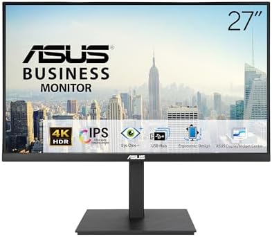 ASUS VA27UQSB - 27" Professional Monitor, 4K UHD (3840 x 2160), I...