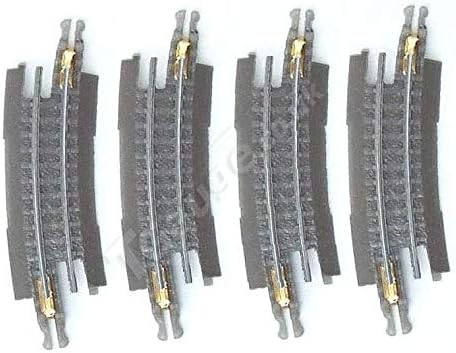 T Gauge 1:450 Scale 145mm Radius Curved Track in Grey, 15 Degree R-015