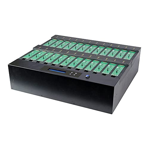 Image of Systor 1 to 23 PCIe M.2 NVMe /SATA Duplicator - 12GB /Min - SYSNVME-M2223 | Standalone PCIe M.2 NVMe /SATA duplicator to clone, erase and sanitize multiple M.2 NVMe /SATA SSDs with no computer required.