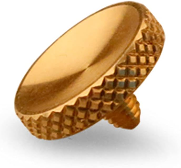 Lf-B Metal Brass Knurled Concave Shutter Release Button Compatible with Fujifilm, Hasselblad, Rolleiflex, Nikon Better Balance & Grip Convenience - Image 2