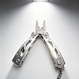 【 Convenient 】 2026 new compact folding multifunctional tool – keychain design stainless steel tool for daily carrying and outdoor preparation