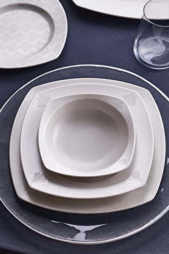 Porzellan Geschirrset Karaca Deren Creme 60 Teile
