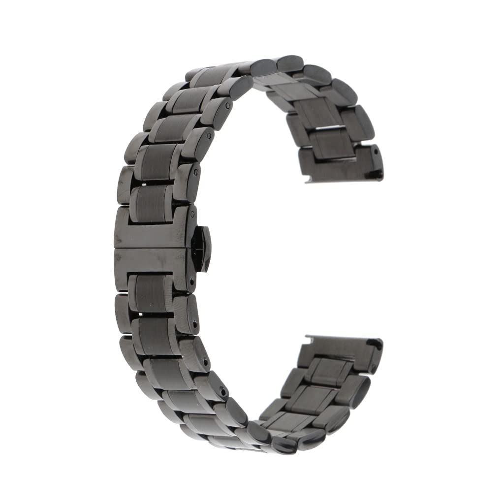 Bracelet montre 20mm finitions endlace avec fermoir premium