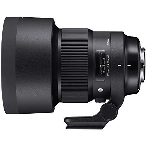 Image of Sigma 105Mm F /1.4 DG HSM Art Lens for Nikon DSLR Cameras, Black