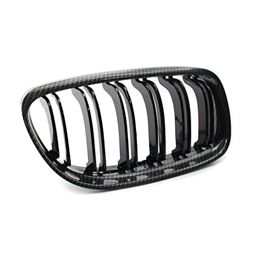 Calandre Avant BMW E90 E91 2009-2012 Rénovation Capot Grille Noir Brillant Double Ligne