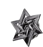 WOWTAC メンズ ピンバッジ ブローチ シンプル 六芒星 バッジ ラペルピン タックピン ピンバッチ ピンズ バタフライクラッチ