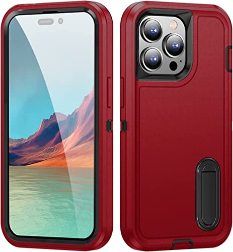 Coque iPhone 14 Pro Max rouge protection antichoc double couche