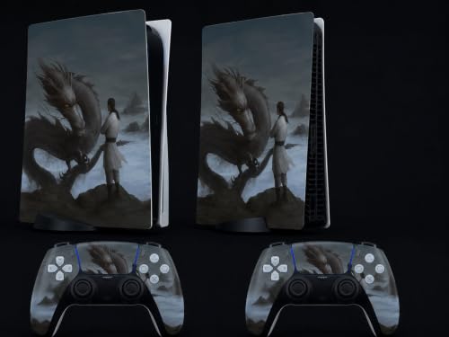 Image of PS5 Skin Protector for Console Wrap Sticker Skin with 2 Wireless Controller Decal Sticker (K)