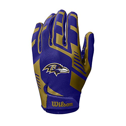 Image of Wilson NFL Stretch Fit Football Gloves - Youth and Adult Sizes