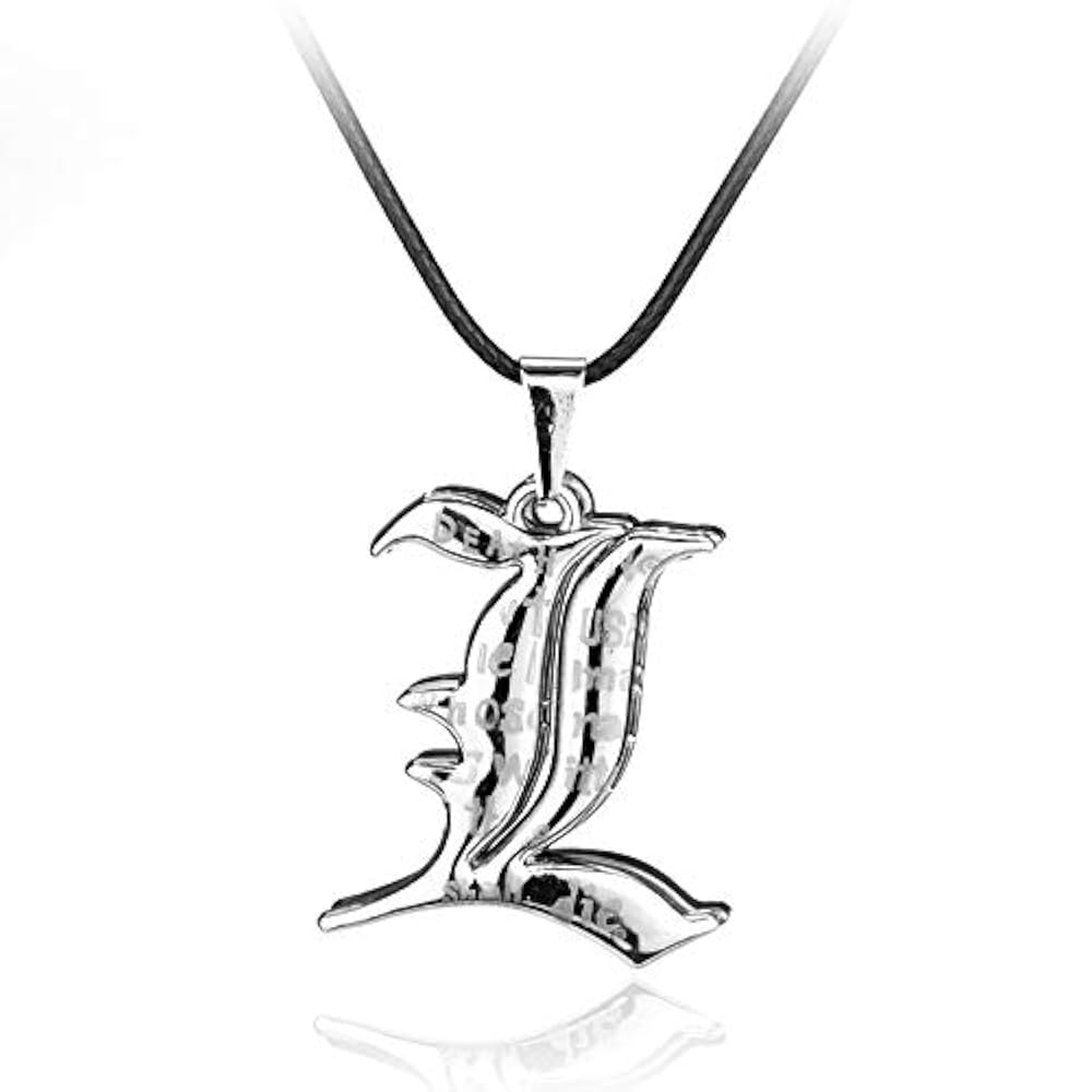 デスノート DEATHNOTE シルバーネックレス Amazon | ノーブランド品デスノートDEATHNOTEミサミサ風