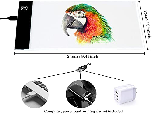 Flip Book Kit - Led Lightbox For Drawing And Tracing & 240 Sheets Animation Paper For Flip Books A5 Flipbook Kit: Led Light Box/Light Tablet For Tracing Flip Book Paper With Screws Flipbook Light Pad #TOP2