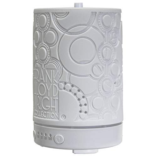 Difusor aromático eléctrico de porcelana con temporizador y luz LED miniatura 6