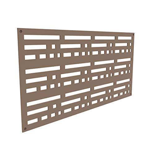 YardSmart 73004798 Decorative Screen Panel 2X4-Morse, Saddle