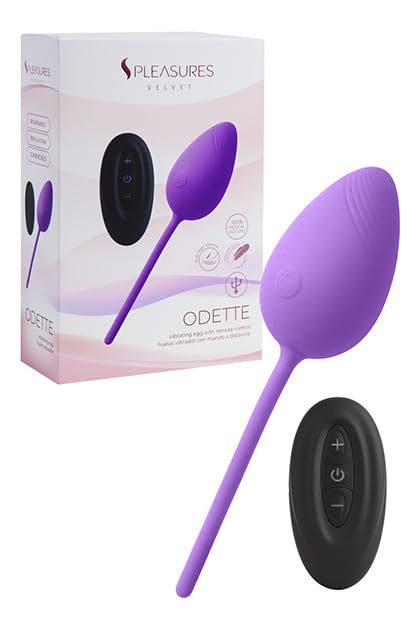 Vibradores clásicos marca S Pleasures Velvet Odette es un huevito vibrador con control remoto diseñado para la estimulación de la zona G y para los juegos más eróticos en compaña
