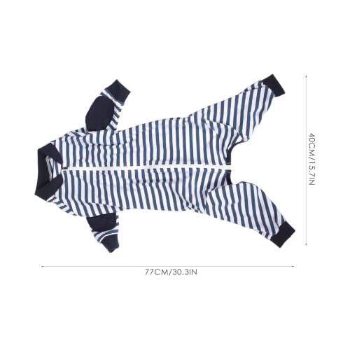 Pijama para perros grandes de algodón transpirable y elástico 3