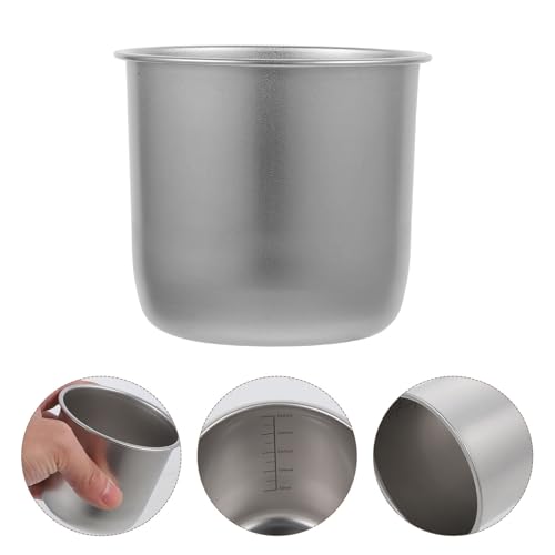 ARTSEWPLY ステンレス製目盛り付き計量カップ 料理用 米計量器具 調理とベーキング対応 耐久性あるステンレス製 米容器