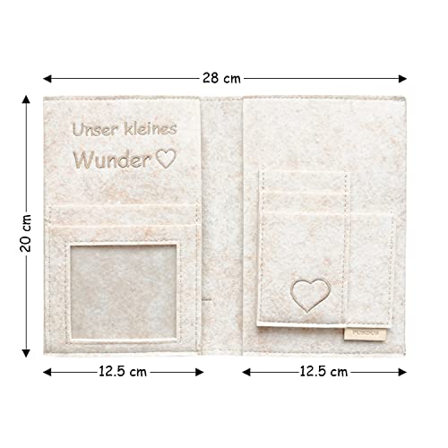 Pundus Felt maternity log in beige - Image 3