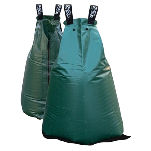 2 Stück Baumbewässerungssack 75 L, PVC 420 g/m², UV-Resistent, Tree bag Baumbeutel zur Tröpfchenbewässerung