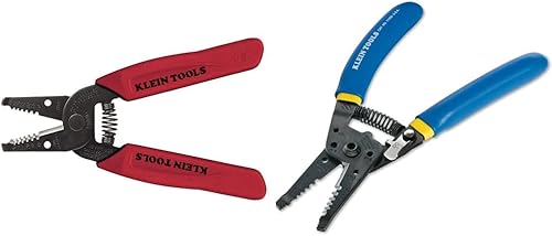 Klein Tools 11046 - Cortador de alambre trenzado de 16-26 AWG y 11055, cortador de alambre trenzado y pelacables, cortador de alambre sólido, corta