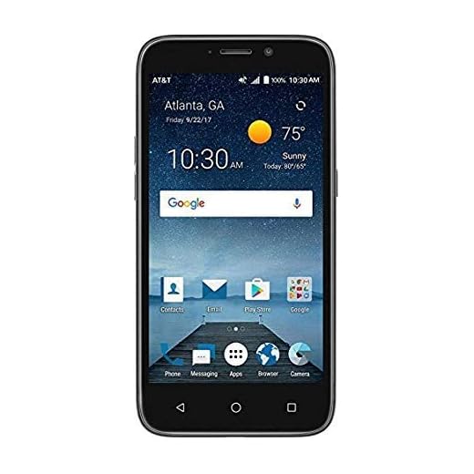 Maven 3 4G LTE Unlocked GSM 5.0" Android 7.1 Quad-Core AT&T Smartphone Desbloqueado Z835 (Black) (Renewed)