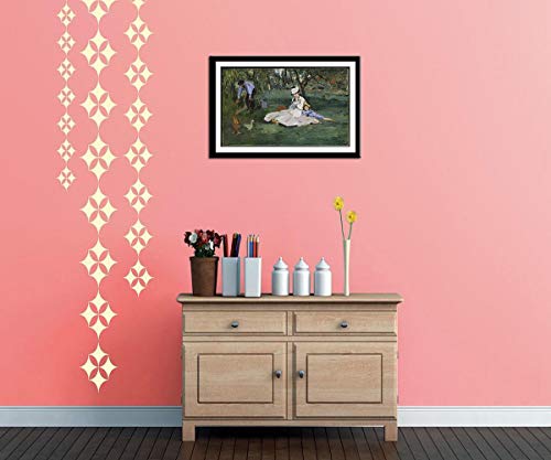 Image of Tallenge - Set of 10 ?douard Manet Paintings - Small Poster Paper - Framed (12 x 17 inches)