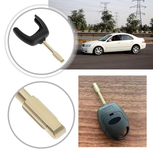 EMSea 2Pcs FO21 Remote Key Blade Replacement Compatible with Ford Fiesta/Focus/Mondeo/Transit Folding Key Blank Remote Control Keypad - Image 3