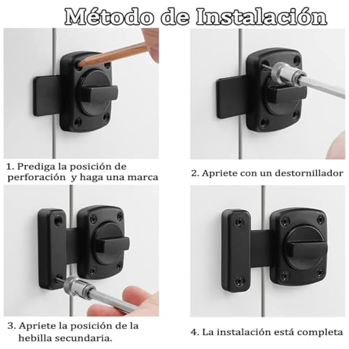 Pasador para puerta de baño 21 Imagen adicional