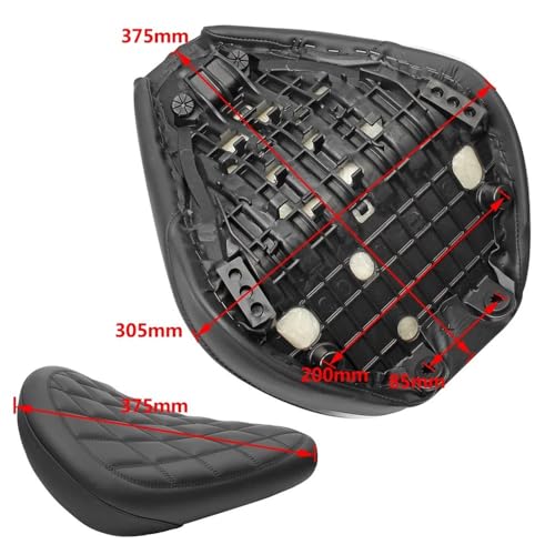 Cojín de asiento para motocicleta Rebel CMX con absorción de impactos 6