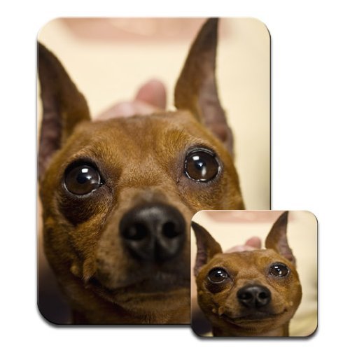Doberman Dog Puppy Premium Mousematt &