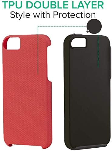 Miniatura 3 de Funda para iPhone 55sSE, funda Dual Guard resistente al impacto y a rasguños con protección contra caídas Celebre para iPhone 55SSE (verde menta),